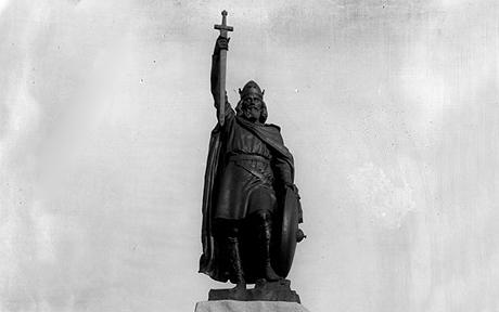 King Alfred of Wessex, the first person to call the language 'English' 