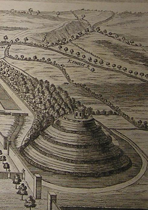 William Stukeley’s 1723 image of Marlborough “Mount” 