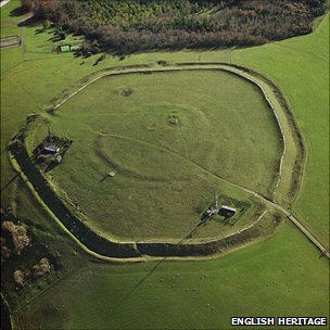 The Trundle near Chichester, Sussex, is one of the first large monuments built in Britain