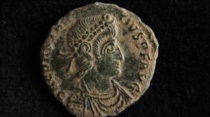 Roman coins found by two local men led to the discovery of a town