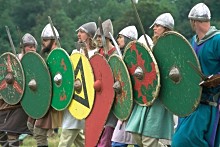 Vikings at Old Sarum Castle